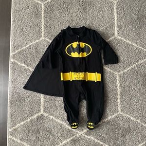 Batman pajama sleeper with cape